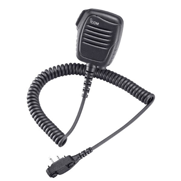 Icom-Accessory-ICOM HM159LA Speaker Microphone-ICOM HM159LA Large Speaker Microphone with Earphone Jack and Metal Alligator Clip.-Radio Depot