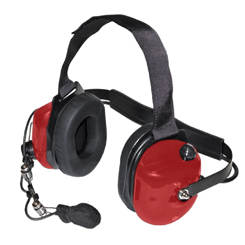 Klein Electronics-Accessory-Titan Headset-Klein Electronics Titan High Noise Headset Available in Black and Red Dual Muff, Behind the Head design can be used with a hard hat, 25dB Noise Reduction Rating (NRR), Noise Canceling Mechanical Boom Microphone, Earshell PTT.Note: Requires a K-Cord Radio Cord for Proper Operation-Radio Depot