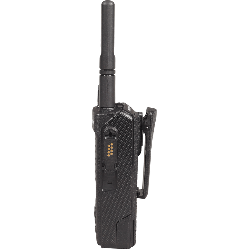 Motorola-Two-Way Radio-XPR3500e - UHF-With this dynamic evolution of MOTOTRBO digital two-way radios, you’re better connected, safer and more efficient. The XPR 3000e Series is designed for the everyday worker who needs effective communications. With systems support and loud, clear audio, these next-generation radios deliver cost-effective connectivity to your organization. Need the VHF version? Click to shop XPR3500e - VHF-Radio Depot