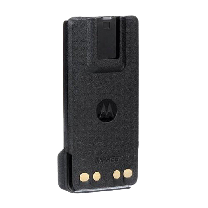 Back view of the Motorola-Accessory-PMNN4491 IMPRES Battery, Li-ion, 2100 mAh, IP68. Fits APX900, XPR3300e, XPR3500e, XPR7350e and XPR7550e series radios.-Radio Depot