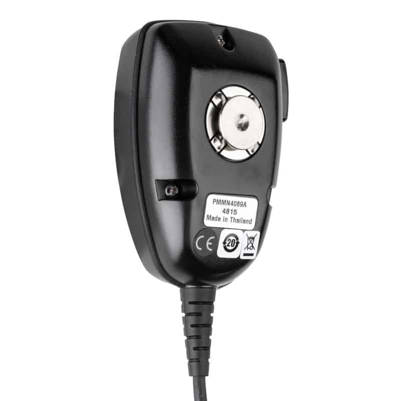 Motorola PMMN4089 back view of palm mic