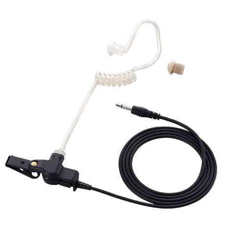 Icom-Accessory-ICOM SP27 Acoustic Tube Earphone-ICOM SP27 Acoustic Tube Earphone with Clothing Clip-Radio Depot