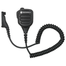 Full Kit view of the Motorola NNTN8382 IMPRES Industrial Noise Cancelling Remote Speaker Microphone (RSM). This unit is submersible with an IP57 rating and is UL approved (intrinsically safe).