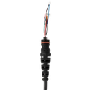 Wire connectors view of the Motorola RLN6074 Replacement Coil Cord Kit for Motorola Remote Speaker Microphones (PMMN4024 and PMMN4040).